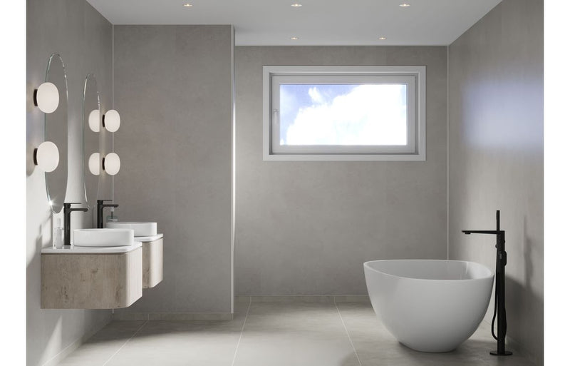 Fibo | Grey Sand Silk Wall Panel