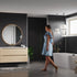 Fibo | Black Silk Hexagon Panel