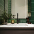 Fibo | Bottle Green Metro Brick Tile Wall Panel