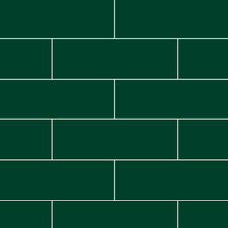 Fibo | Bottle Green Metro Brick Tile Wall Panel