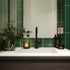 Fibo | Bottle Green Stacked Subway Tile Wall Panel