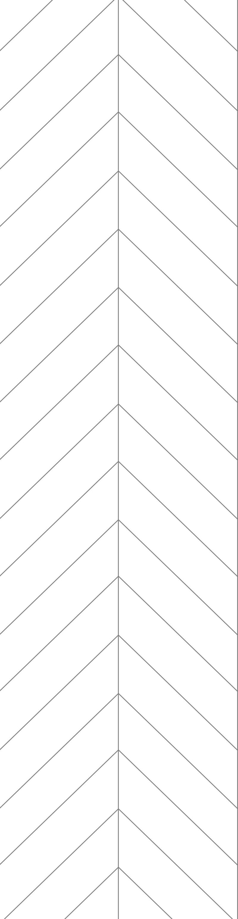 Fibo | Denver White Chevron Tile Wall Panel