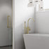 Fibo | Denver White Straight Herringbone Panel