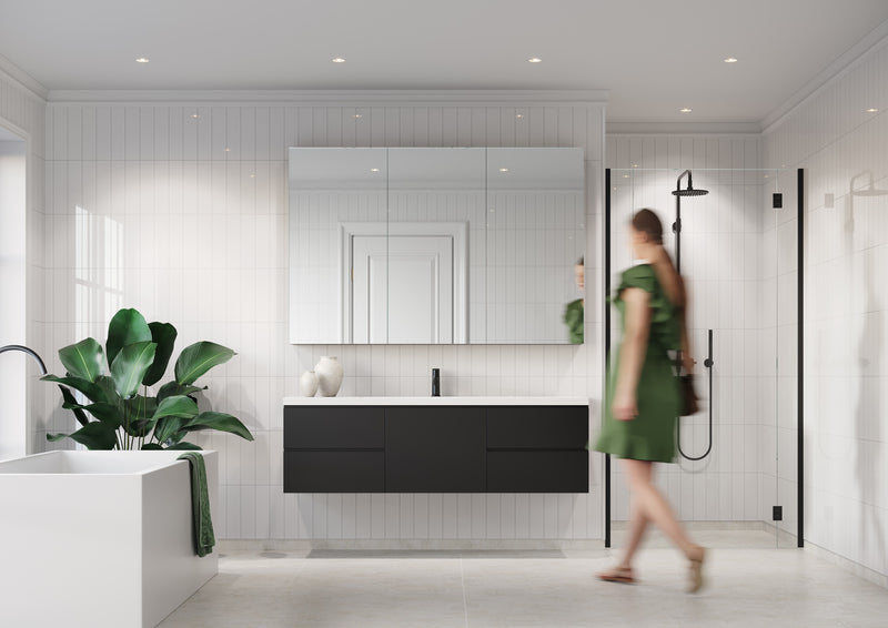 Fibo | Denver White Stacked Subway Tile Wall Panel