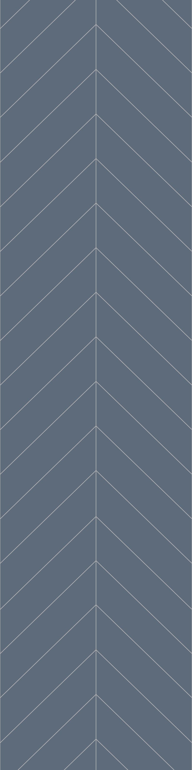 Fibo | Dusty Blue Chevron Tile Wall Panel