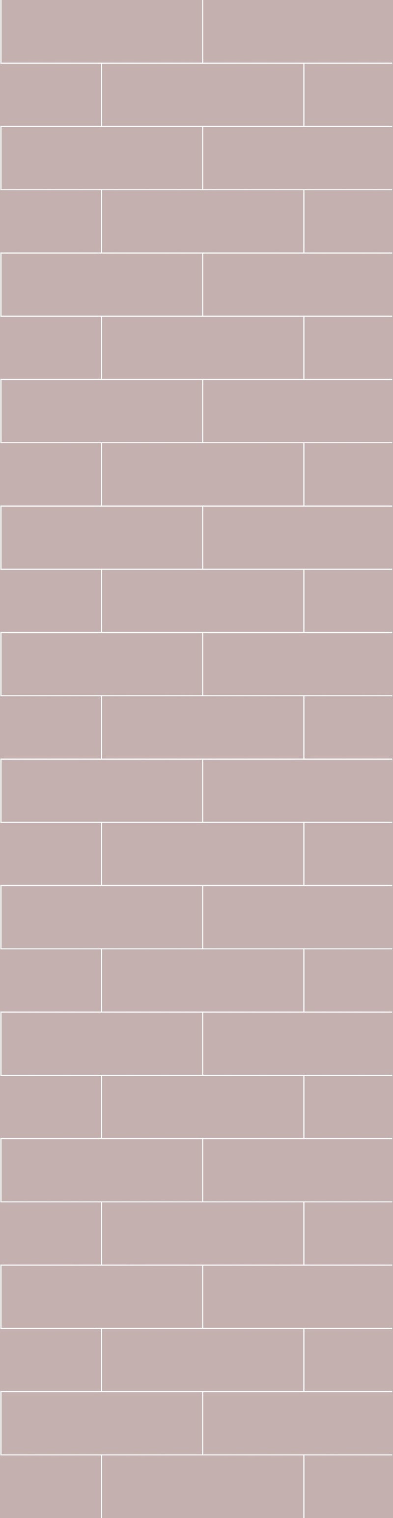 Fibo | Dusky Pink Metro Brick Tile Wall Panel