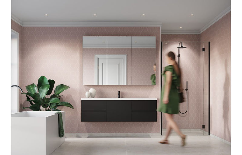 Fibo | Dusky Pink Hexagonal Tile Wall Panel