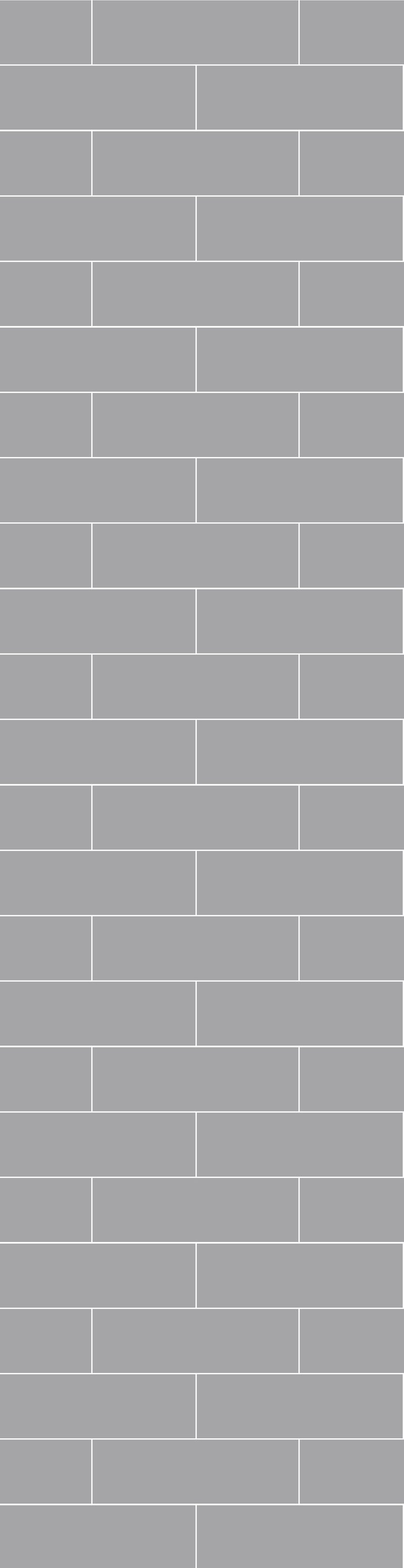 Fibo | Medium Grey Brick Panel