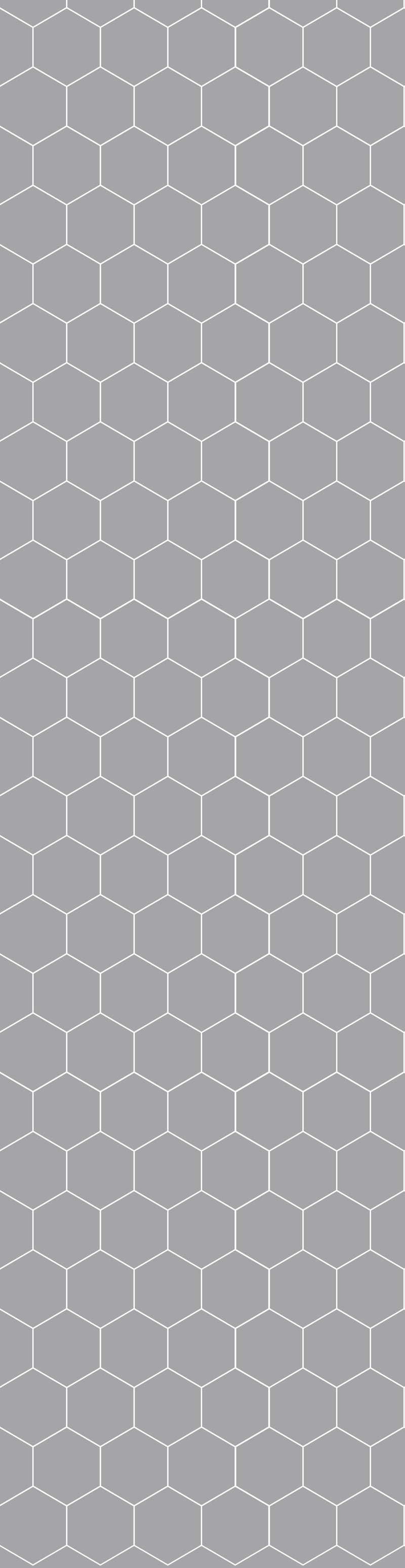 Fibo | Medium Grey Hexagonal Panel