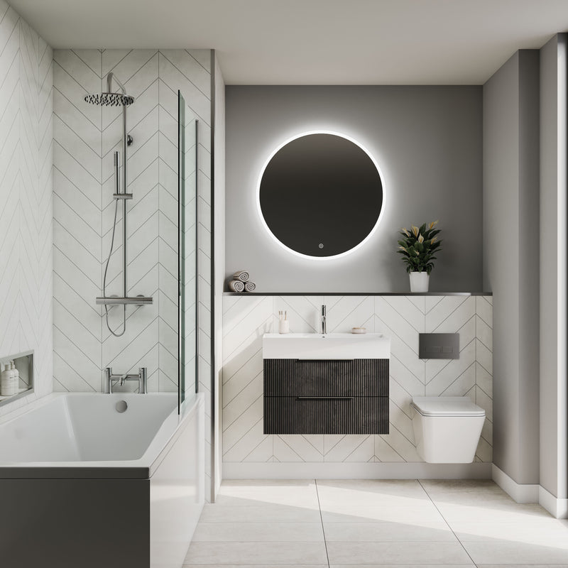 Fibo | Moonstone Chevron Tile Wall Panel