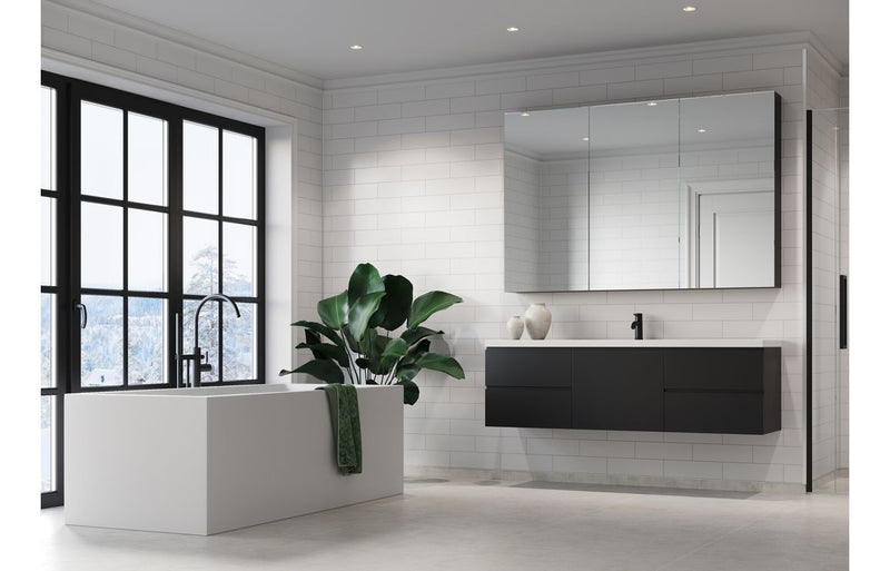 Fibo | White Silk Metro Brick Panel