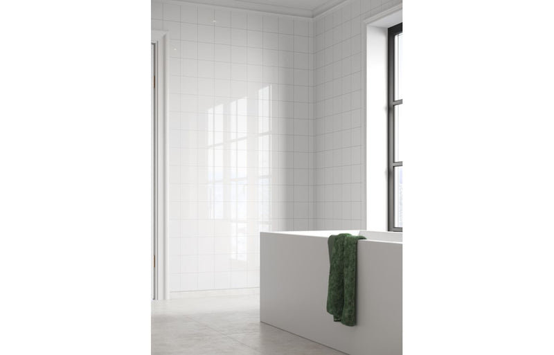 Fibo | Denver White Tile Wall Panel