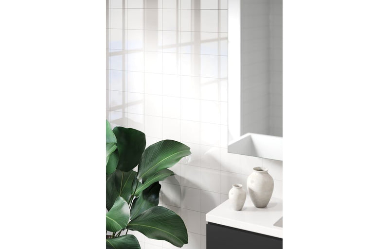 Fibo | Denver White Tile Wall Panel