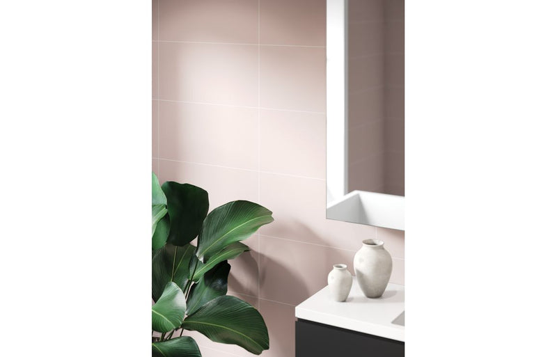 Fibo | Dusky Pink Tile Wall Panel