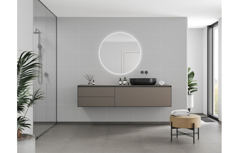 Fibo | Light Grey Tile Wall Panel