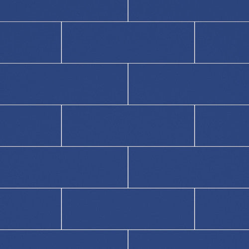 Fibo | Ocean Blue Metro Brick Panel 2.4 x 0.6m Tongue & Groove