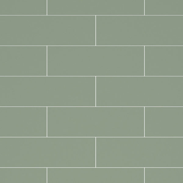 Fibo | Olive Green Metro Brick Panel 2.4 x 0.6m Tongue & Groove