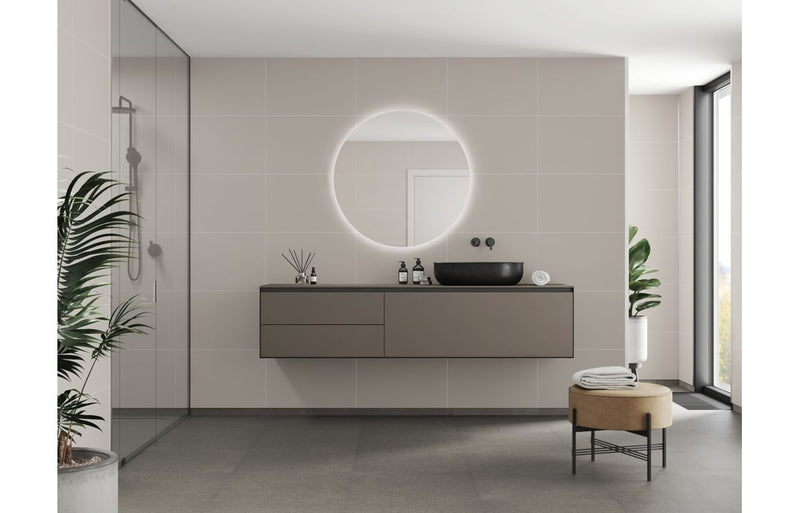 Fibo | Warm Grey Tile Wall Panel