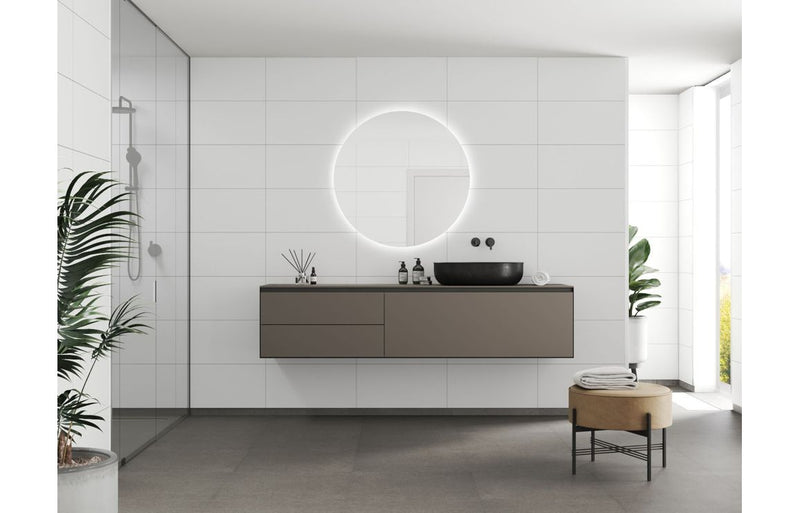 Fibo | White Contrast Tile Wall Panel
