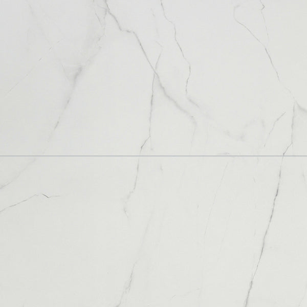 Fibo | Bright Marble Gloss Tile Effect Panel 2.4 x 0.6m Tongue & Groove