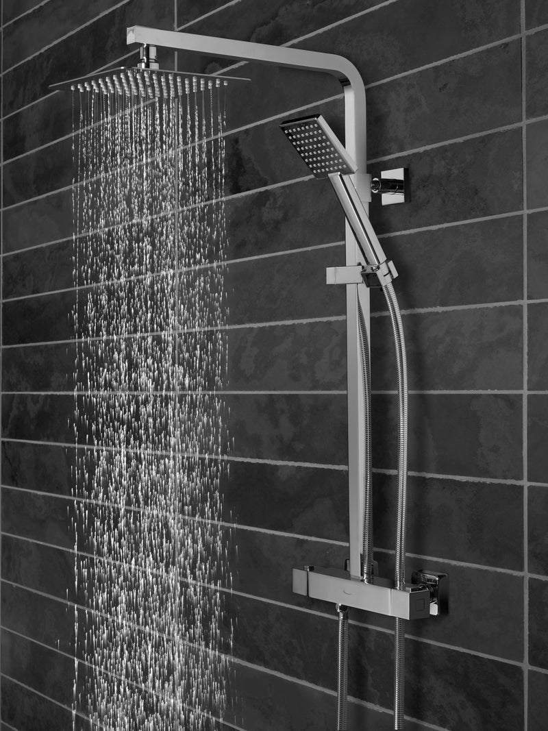 Tavistock Index Cool Touch Dual Outlet Bar Shower System - Chrome