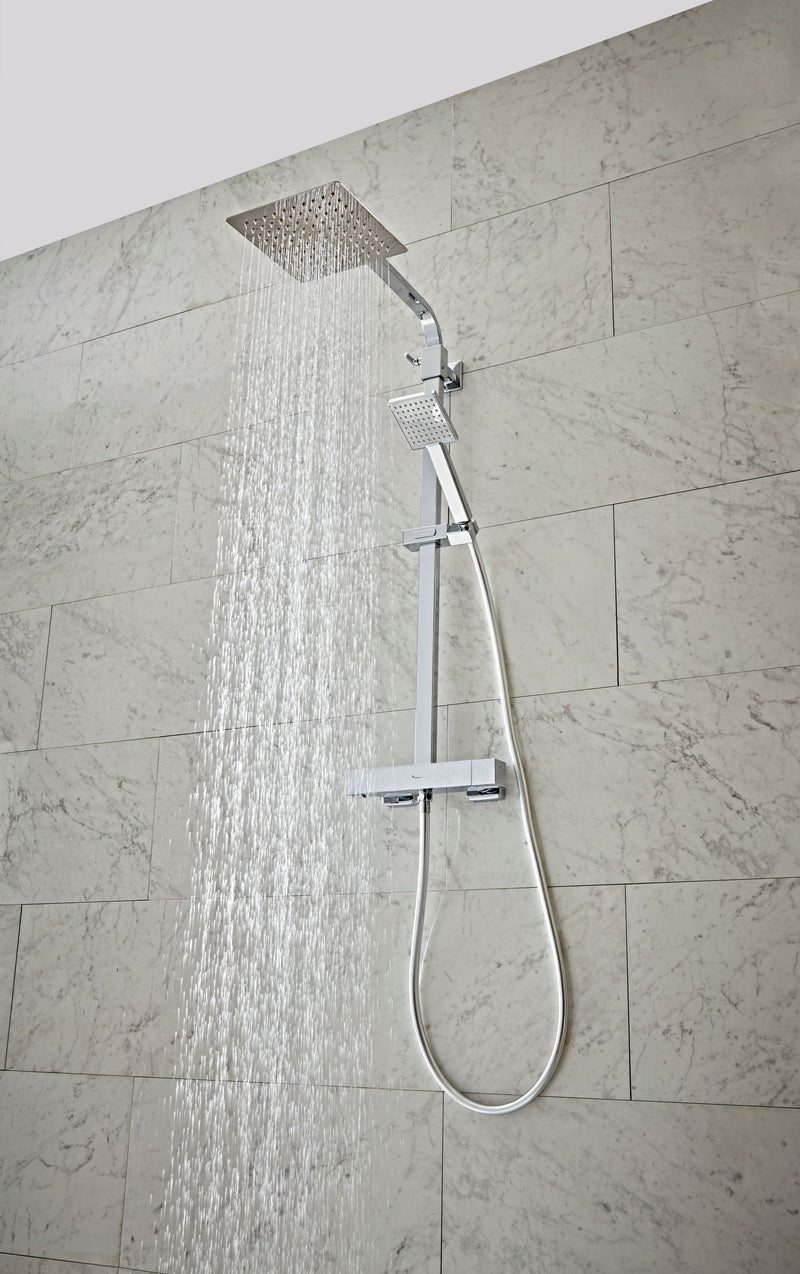 Tavistock Index Cool Touch Dual Outlet Bar Shower System - Chrome
