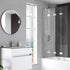 Kudos Inspire 4 Panel Compact Bath Screen