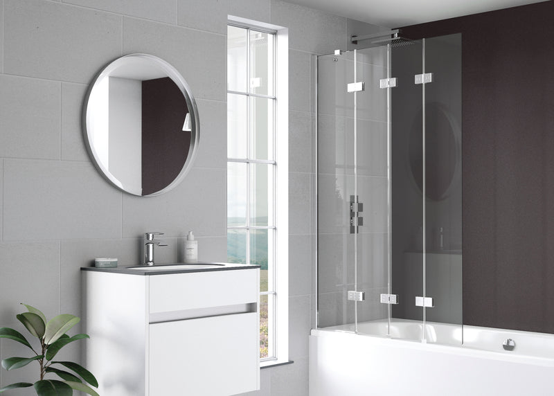 Kudos Inspire 4 Panel Compact Bath Screen