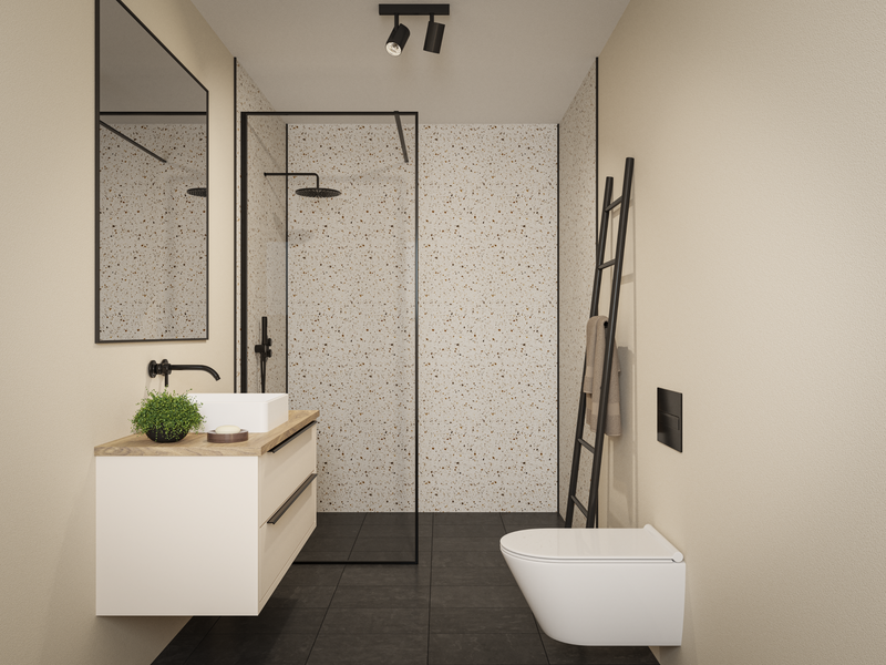 Mereva Wetlock Bright Terrazzo Wall Panel