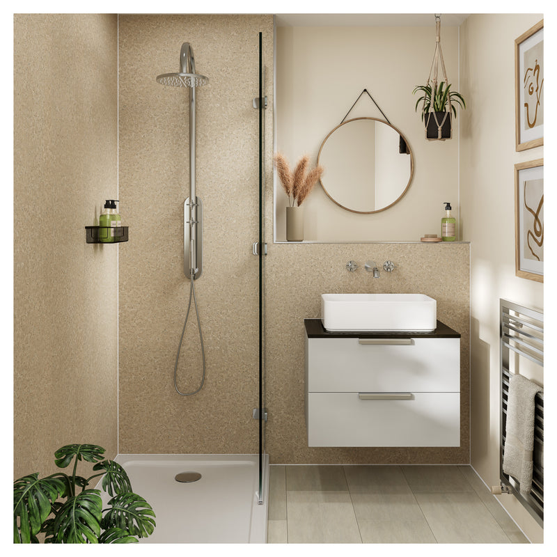 Tavolo Taupe | Multipanel Bathroom Wall Panels