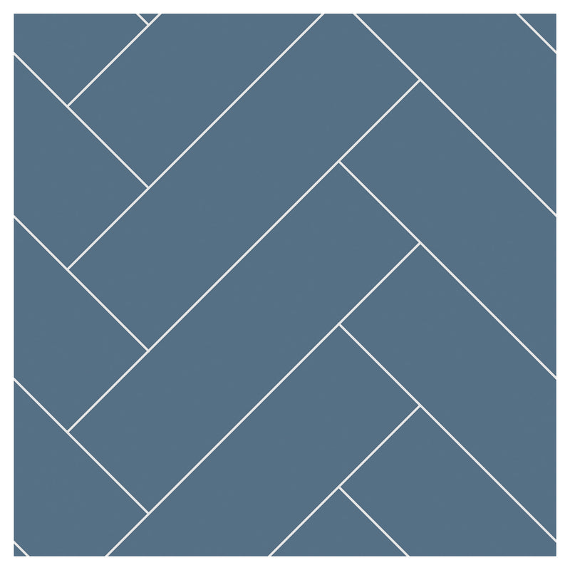 Misty Blue Herringbone Tile | Multipanel Bathroom Wall Panels
