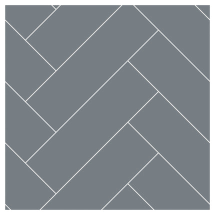 Monument Grey Herringbone Tile | Multipanel Bathroom Wall Panels