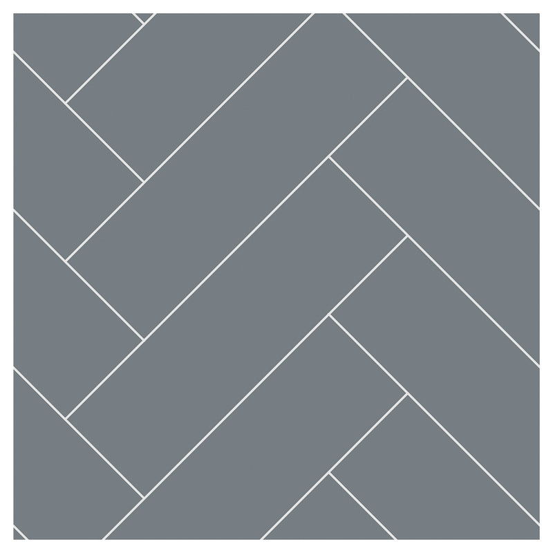 Monument Grey Herringbone Tile | Multipanel Bathroom Wall Panels