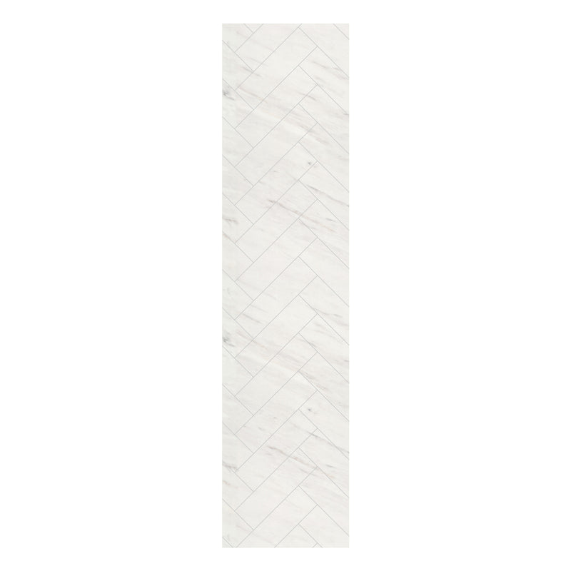 Levanto Marble Herringbone Tile | Multipanel Bathroom Wall Panels