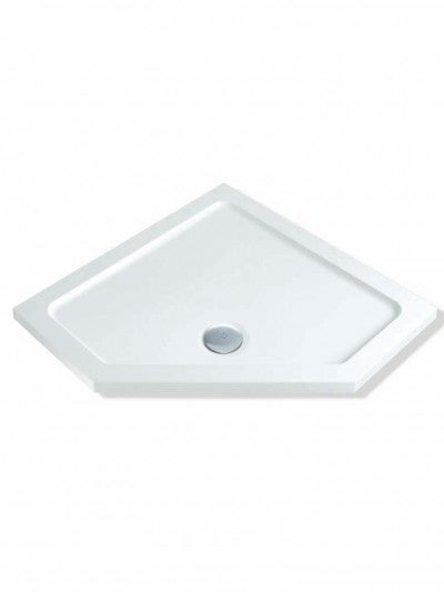 MX Elements Pentangle Shower Tray (White)