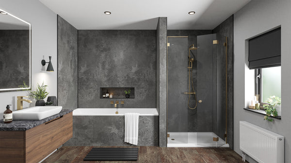 Magma Stone | Wetwall Mermaid Bathroom Wall Panels