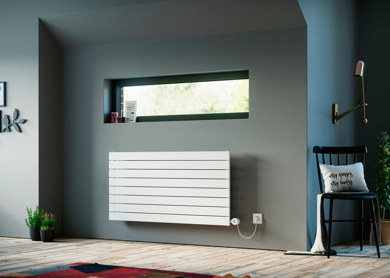 Eucotherm Mars Horizontal Electro Radiator - White