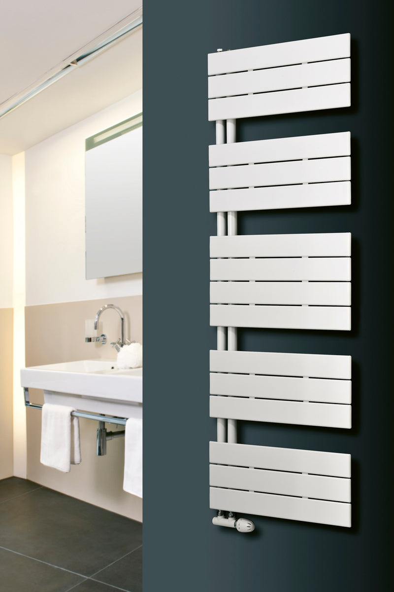 Eucotherm Mars Trium Towel Radiator Vertical - White