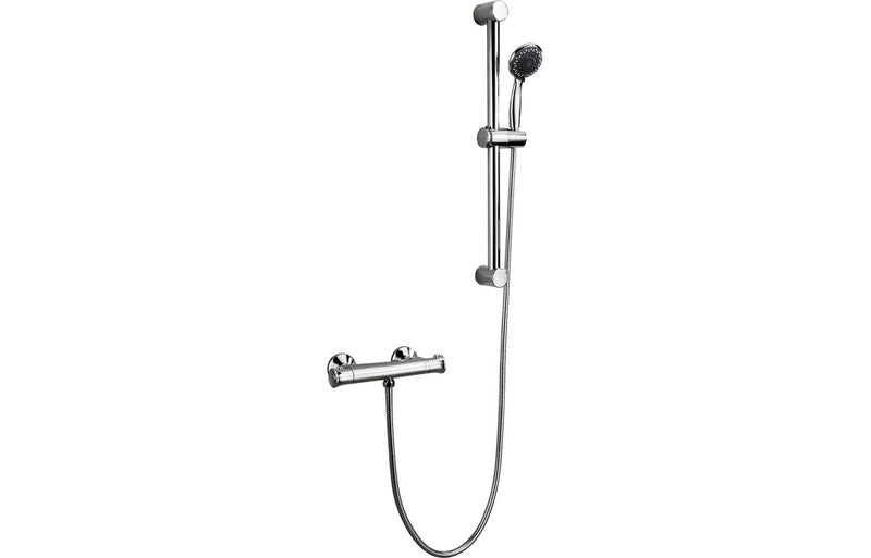 Mereva Branscombe Low Pressure Thermostatic Bar Mixer Shower