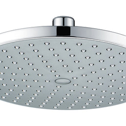 Mereva Brixham 200mm Round Showerhead - Chrome plated ABS