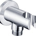 Mereva Brixham Round Handset Wall Bracket with Wall Outlet