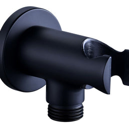 Mereva Brixham Round Handset Wall Bracket with Wall Outlet