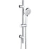 Mereva Brixham Round Riser Rail Kit w/Elbow & 3 Mode Handset