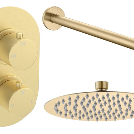 Mereva Brixham Round Shower Valve & Kit Pack 1