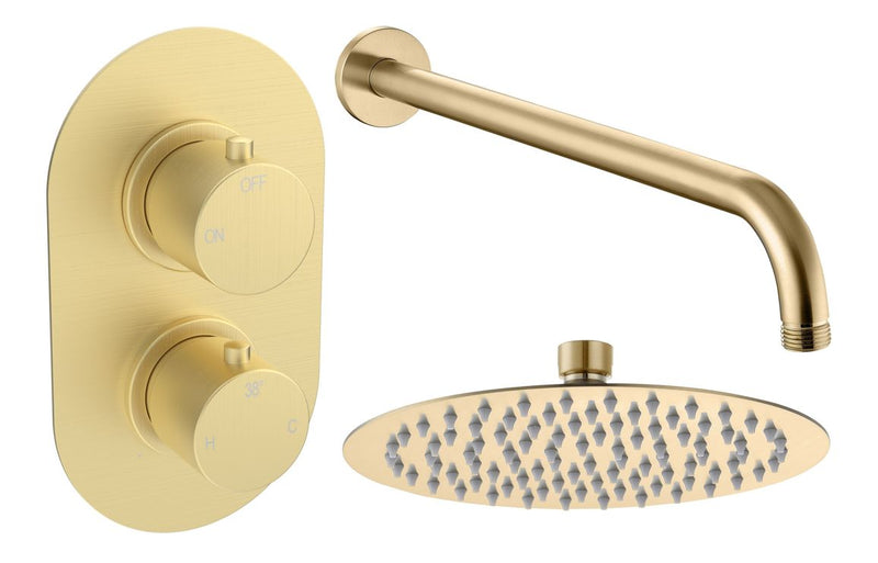 Mereva Brixham Round Shower Valve & Kit Pack 1
