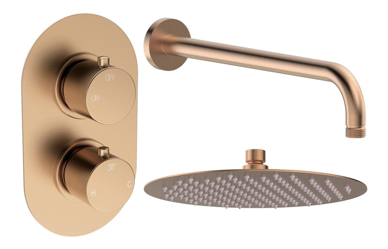 Mereva Brixham Round Shower Valve & Kit Pack 1