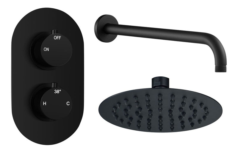 Mereva Brixham Round Shower Valve & Kit Pack 1