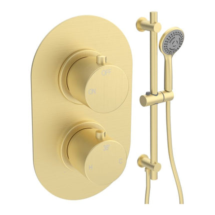 Mereva Brixham Round Shower Valve & Kit Pack 2