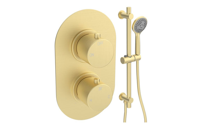 Mereva Brixham Round Shower Valve & Kit Pack 2