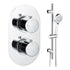 Mereva Brixham Round Shower Valve & Kit Pack 2